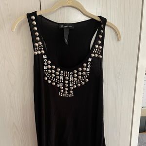 INC beaded handkerchief tank